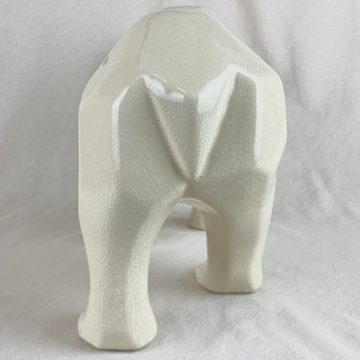 white bear ceramic object